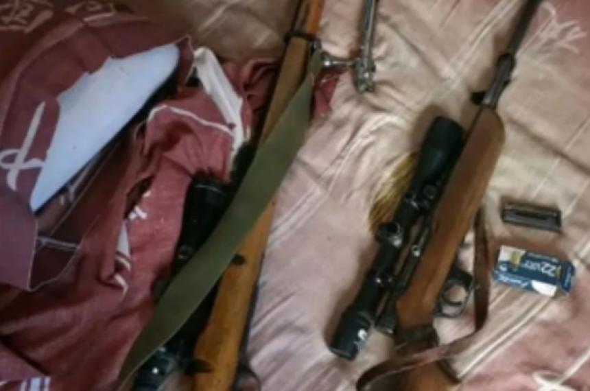 En los operativos se secuestraron armas de fuego