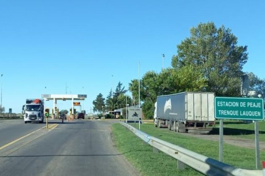 El peaje de Trenque Lauquén aumentar� su valor