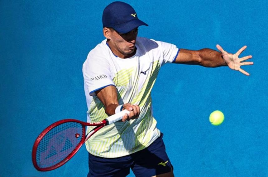 El argentino cayó en sets corridos ante el checo Jakub Mensik