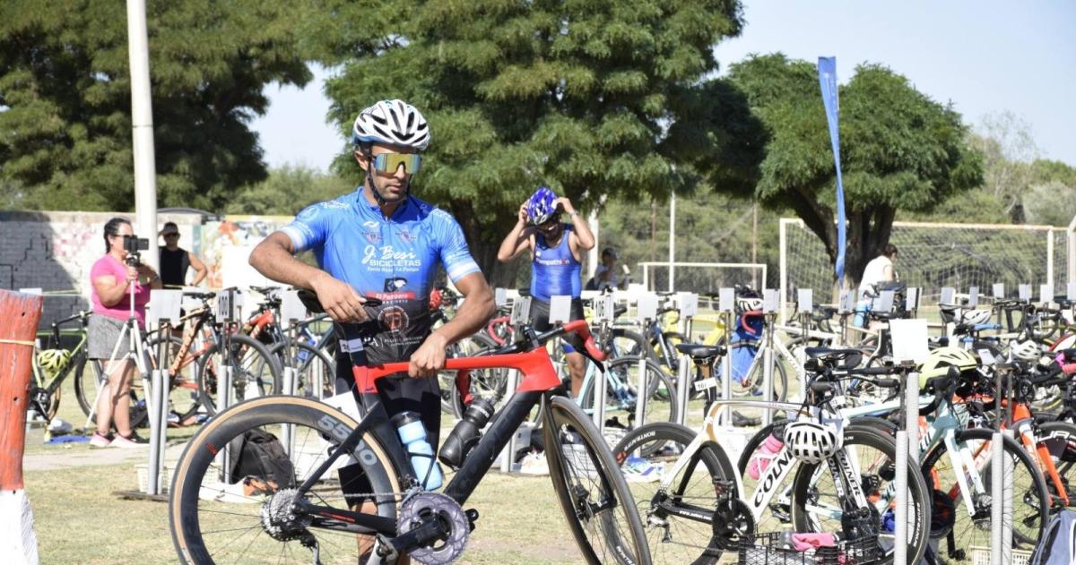Marcos Fern�ndez uno de los participantes del tria de Toay (Foto- Municipalidad de Toay)