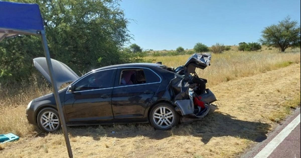 En el VW Vento viajaba una familia de San Juan