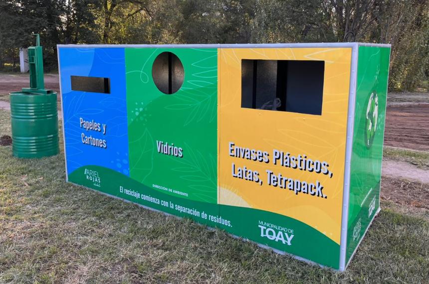 Toay- la recoleccioacuten diferenciada alcanzoacute los 10 mil kilos en un mes y planean ampliar el sistema