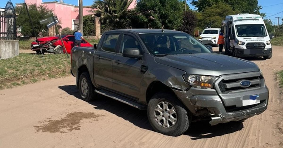 El choque se produjo en un cruce de calles del barrio Lowo Che