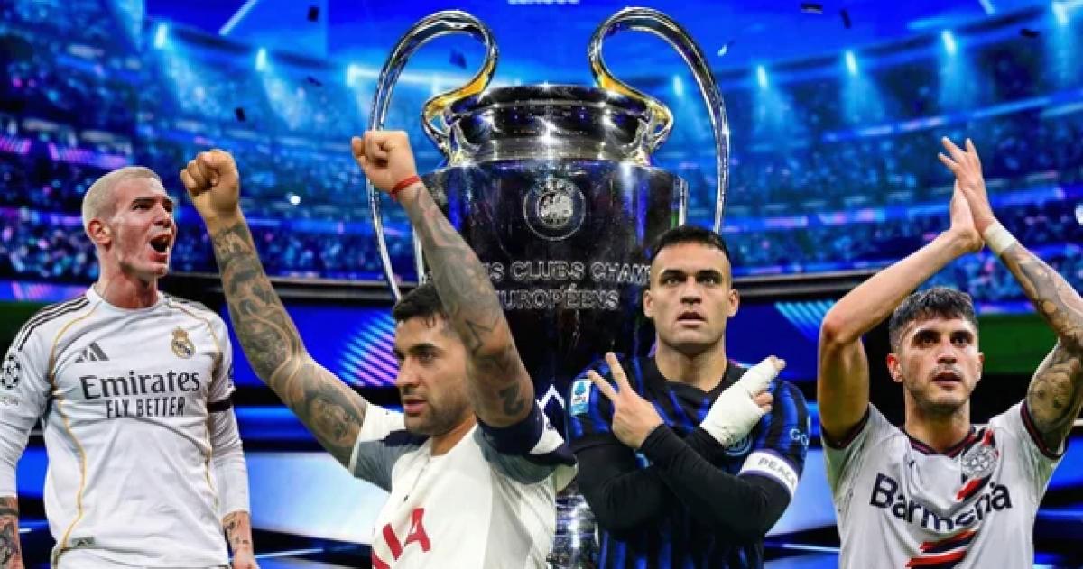 Argentinos en Champions- goles liderazgo y jerarquiacutea en Europa