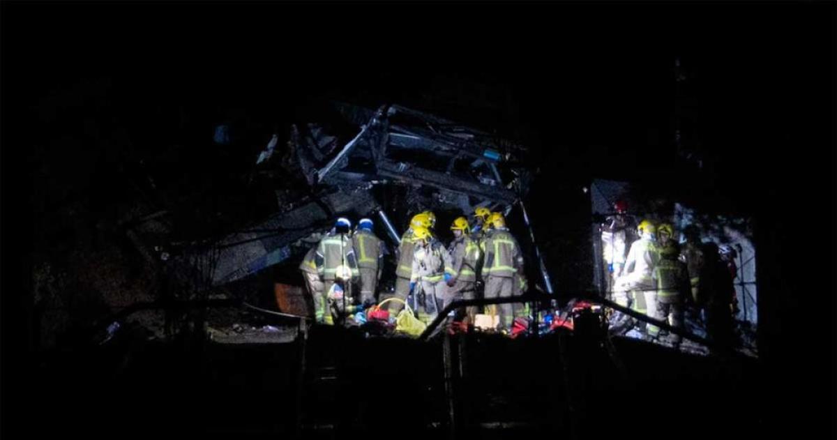 Un tren chocoacute contra un muro en Cataluntildea- murioacute el maquinista y hubo al menos 37 heridos