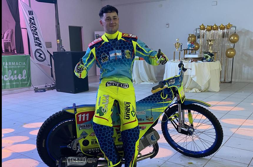 Eber Ampugnani fue el �nico que le pudo ganar una carrera al italiano Paco Castagna