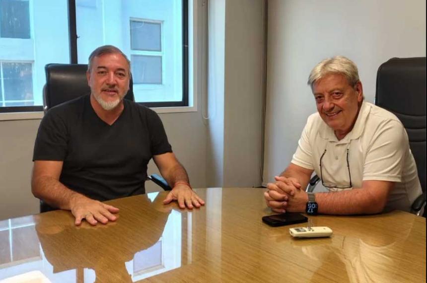 Rodolfo Aguiar (ATE) y Abel Furl�n (UOM)