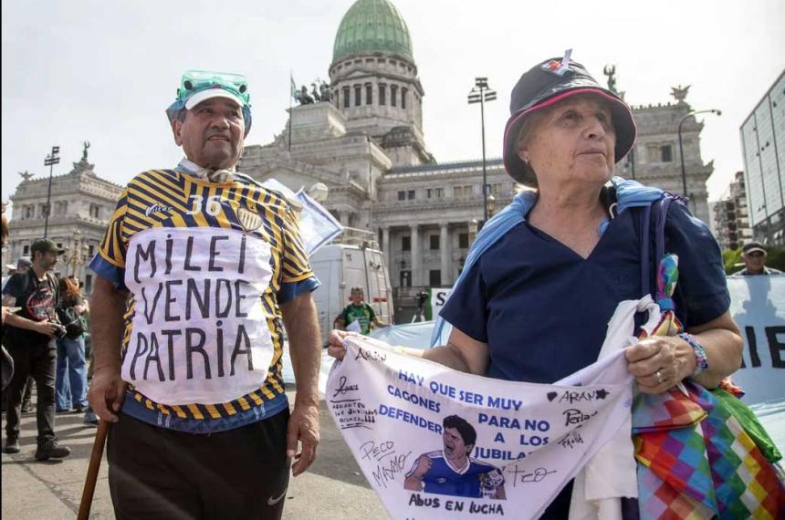 Los jubilados volvieron a las calles