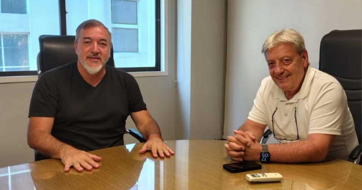 Rodolfo Aguiar (ATE) y Abel Furl�n (UOM)