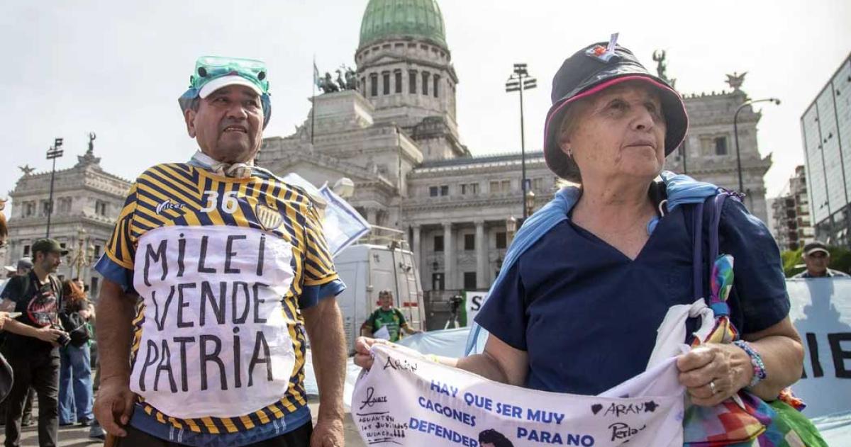 Los jubilados volvieron a las calles