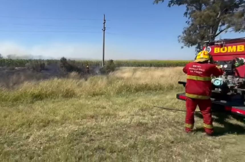 Los bomberos controlaron el foco