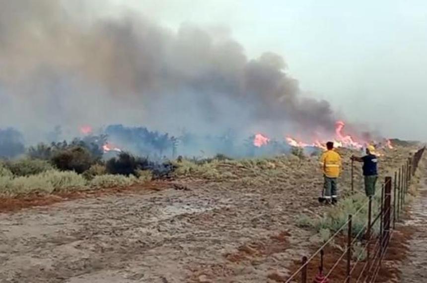 Los incendios abarcaron varias zonas de la provincia