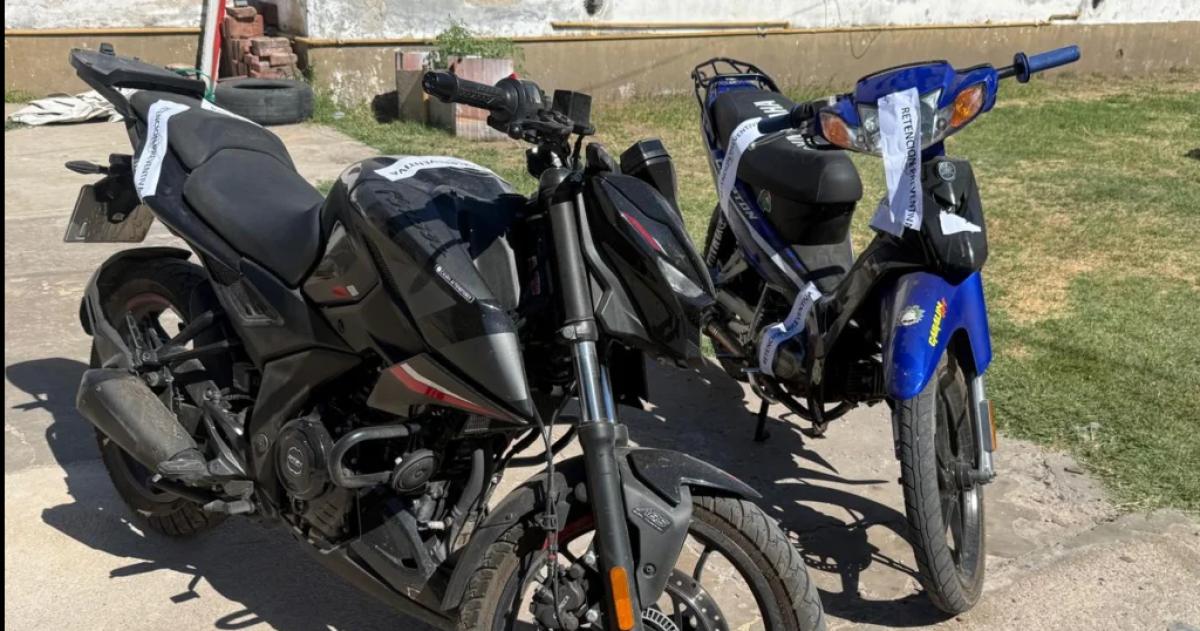 Las motos fueron retenidas durante el fin de semana