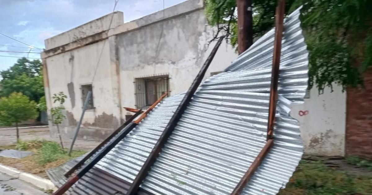 La tormenta del miércoles provocó importantes daños en la localidad