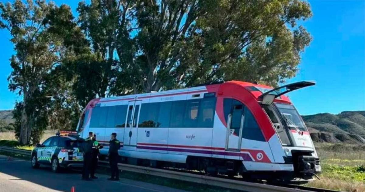 Tren chocoacute contra una gruacutea en Alumbres- seis heridos y tercer accidente ferroviario en cuatro diacuteas en Espantildea