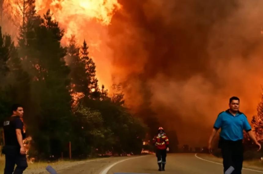 Los incendios en Chbut ponen en alerta a la UCR