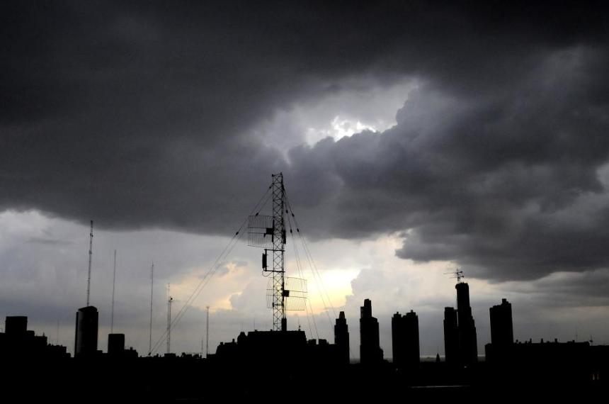 El alerta por tormentas abarca a toda la provincia