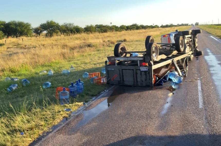 La camioneta era ocupada por dos personas de General Pico