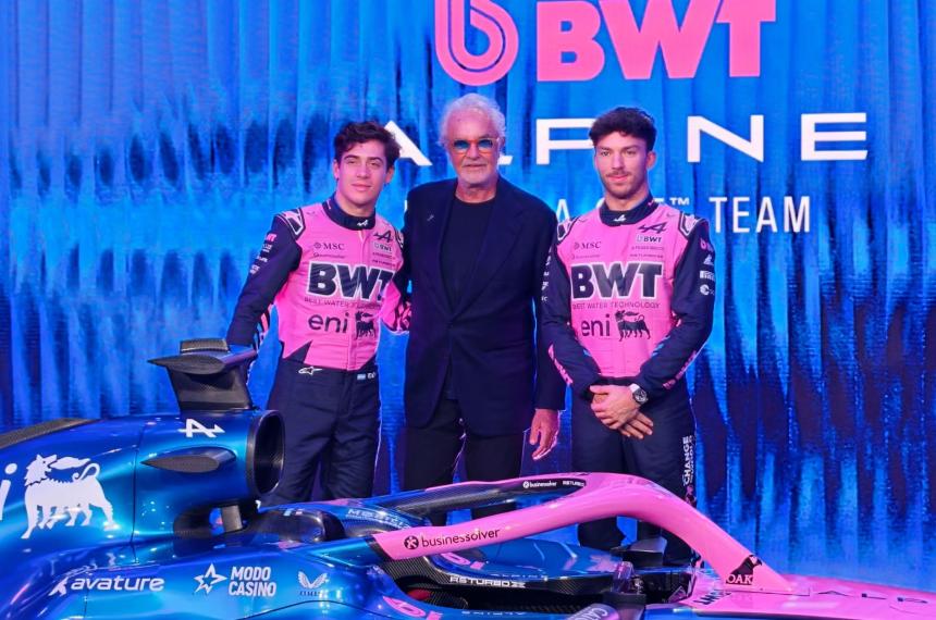La presentación con Colapinto y Gasly se realizó en Barcelona