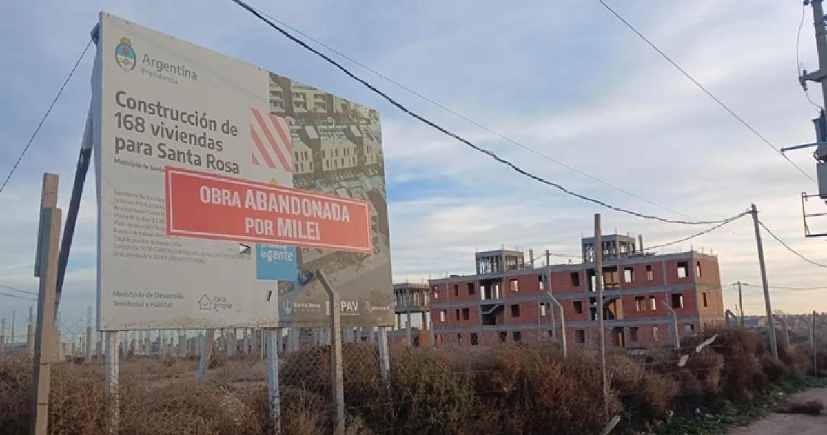En Santa Rosa la obra del PROCREAR se encuentra sobre la calle Gaich