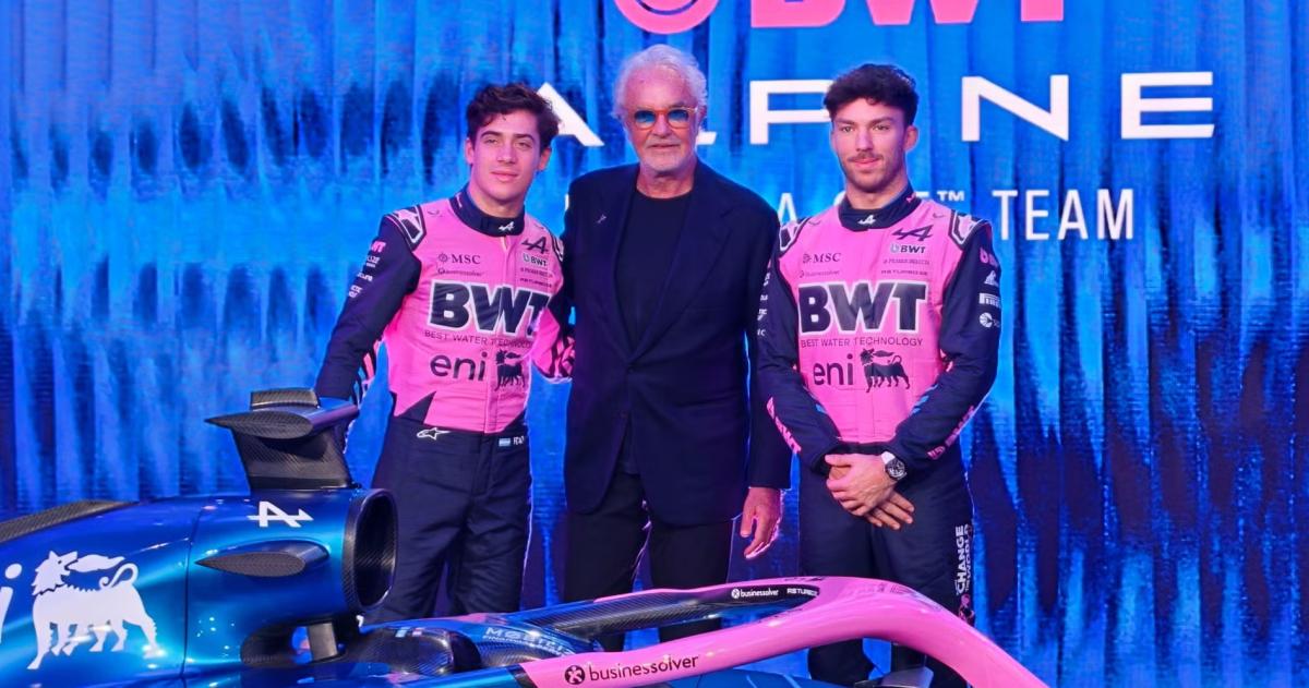 La presentación con Colapinto y Gasly se realizó en Barcelona