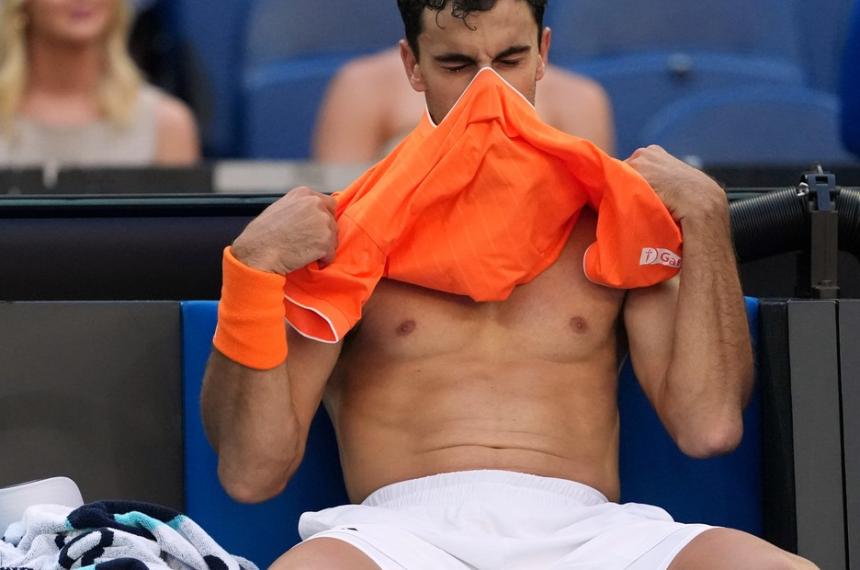 Fran Cer�ndolo se chocó con uno de los mejores Zverev