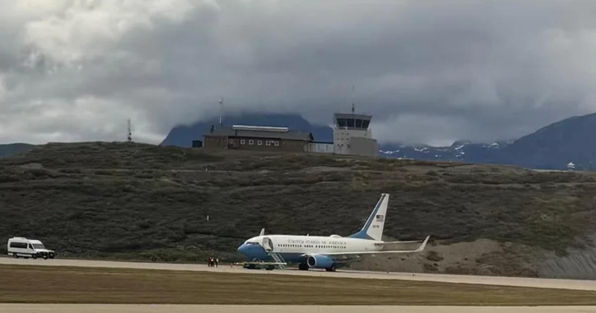 Una aeronave del Departamento de Defensa de Estados Unidos aterrizó en Ushuaia