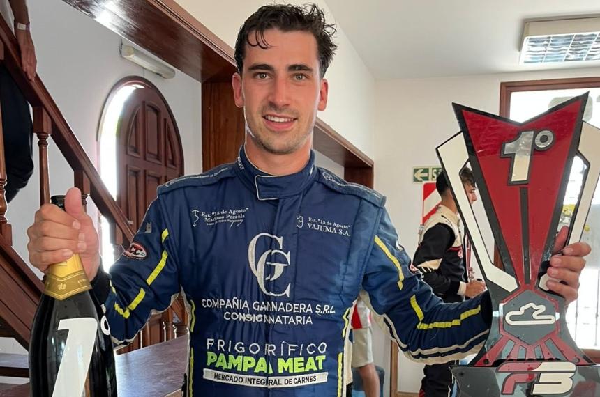 El piloto de Lonquimay se impuso en la Fórmula 3 Metropolitana