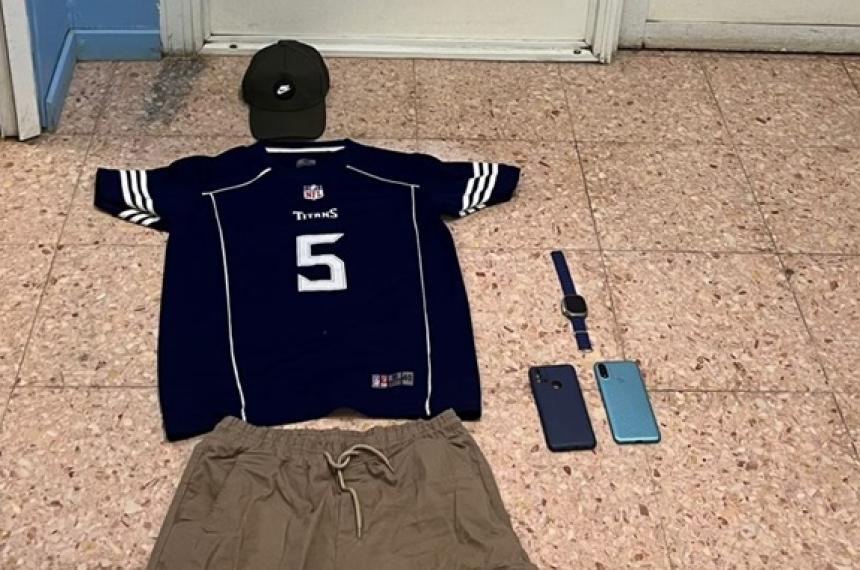 La policía recuperó los elementos robados