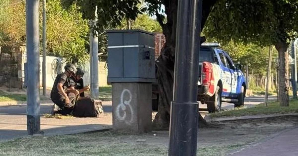 En el lugar trabajó la Policía para desactivar el proyectil