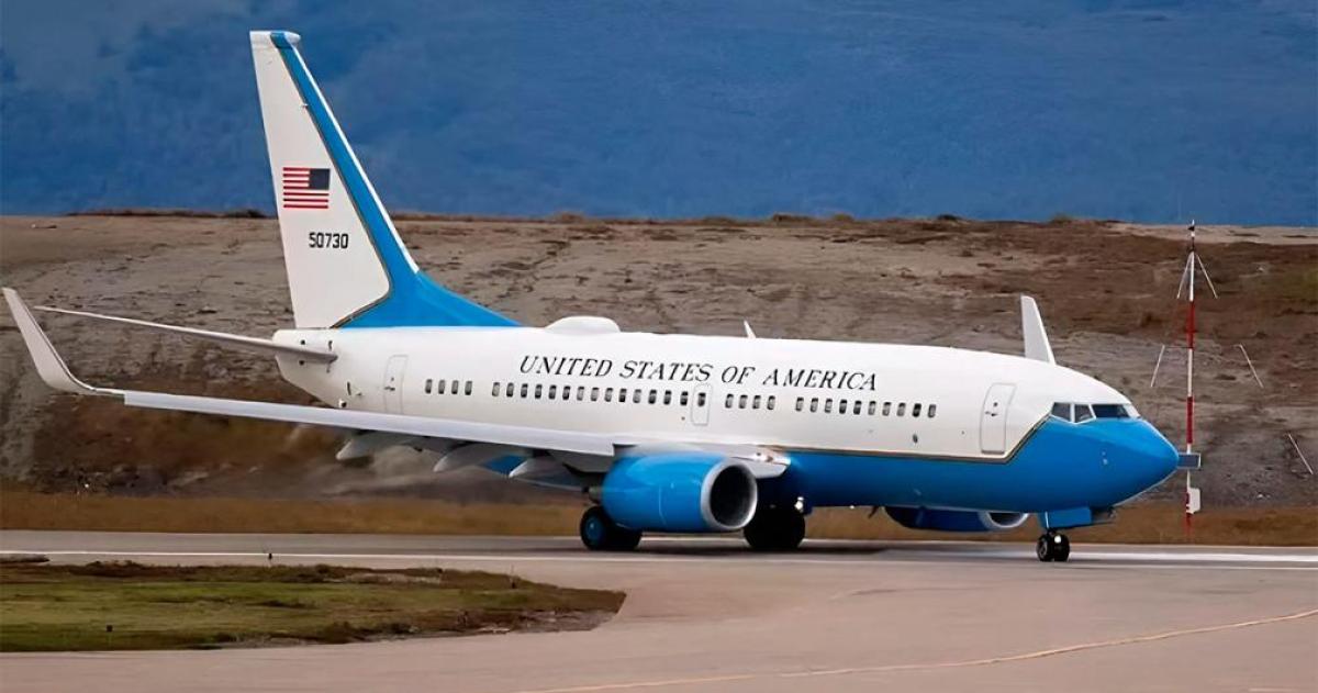 Sorpresa en Ushuaia por el aterrizaje de un avioacuten militar de EEUU que trasladoacute a congresistas