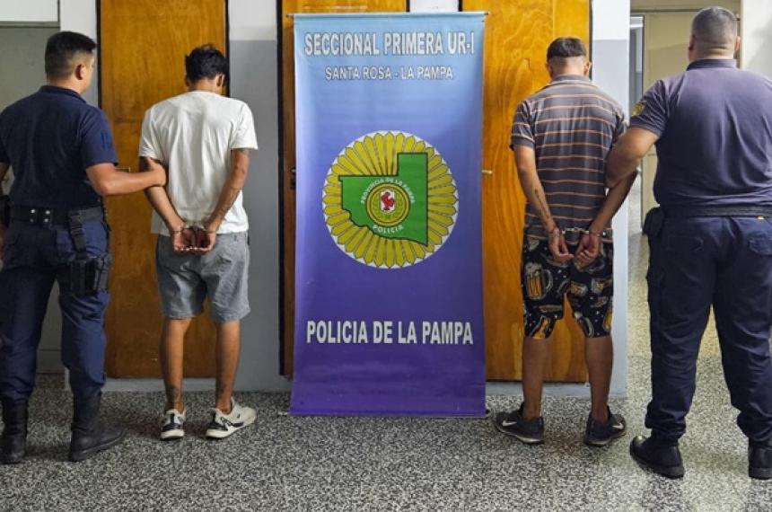 Los dos sospechosos fueron capturados por personal de la Seccional Primera