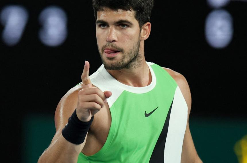 Alcaraz-Zverev es la primera semi de AO