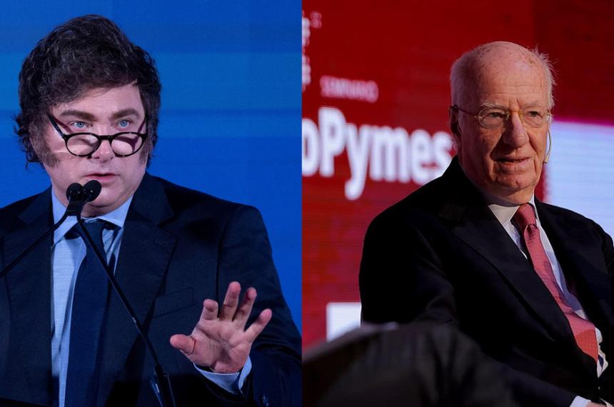 El Presidente Javier Milei y el CEO de Techint Paolo Rocca