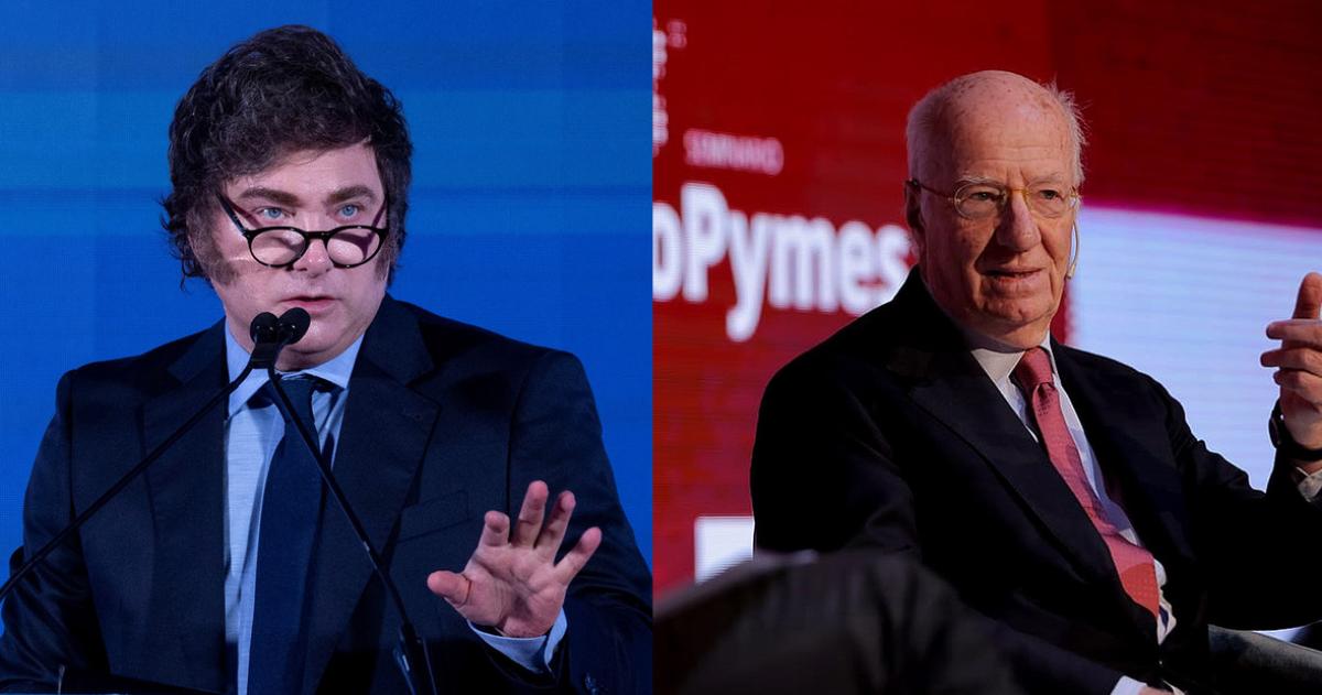 El Presidente Javier Milei y el CEO de Techint Paolo Rocca