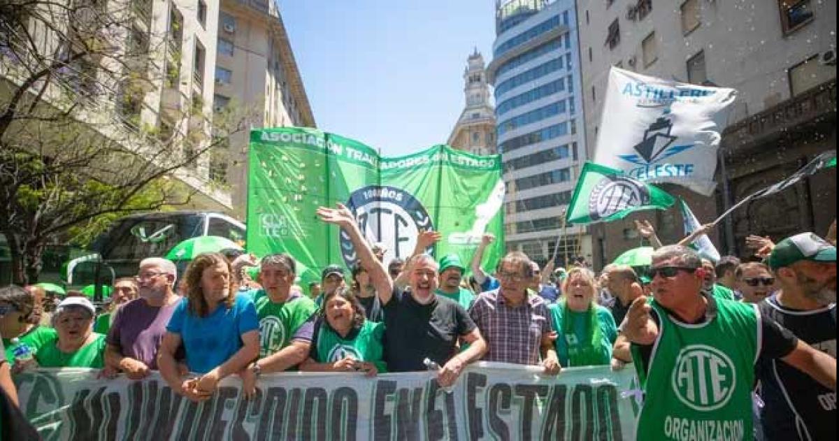 Estatales impulsan acciones gremiales para frenar el proyecto del Poder Ejecutivo