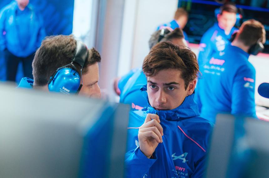 Colapinto se prepara para su tercera temporada en la Fórmula 1