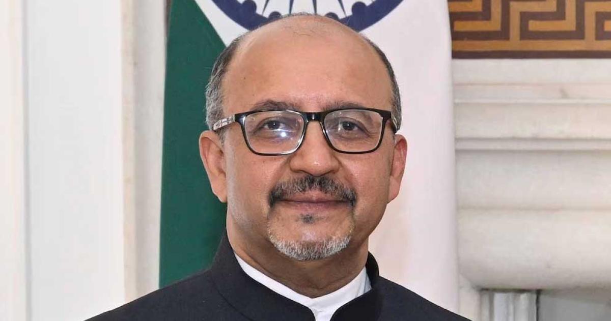 El embajador de la India Ajaneesh Kumar