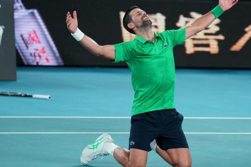 Djokovic ganó un partido que parecía imposible ante Sinner