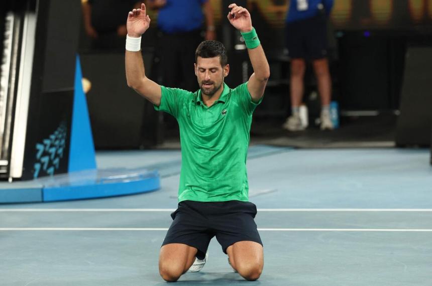 Djokovic es finalista de Australia con 38 años
