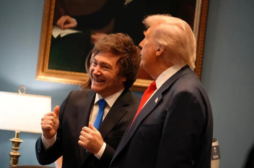 El Presidente Milei negó negociaciones con su par Donald Trump