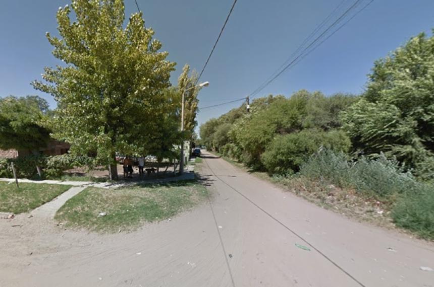 El siniestro se produjo en la esquina de Uspallata y Piedras