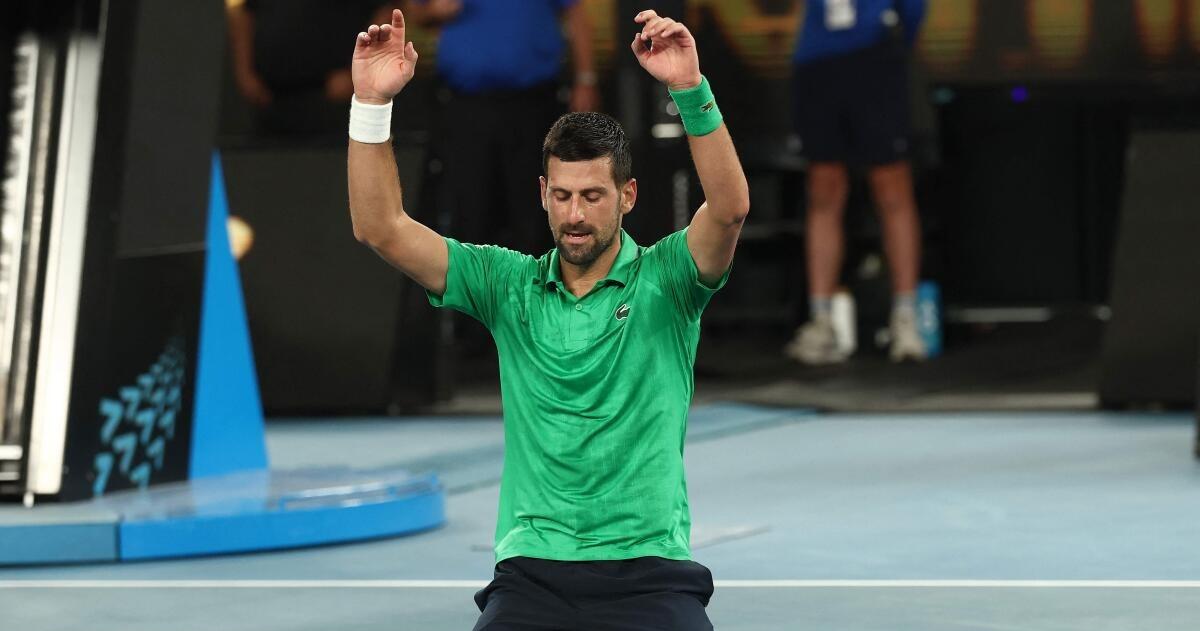 Djokovic es finalista de Australia con 38 años