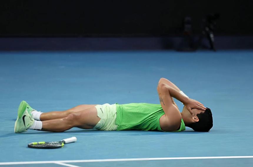 Alcaraz ganó en el Abierto de Australia