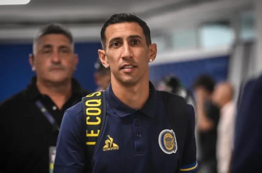 Di María en el Gigante de Arroyito en la previa a Rosario Central vs River