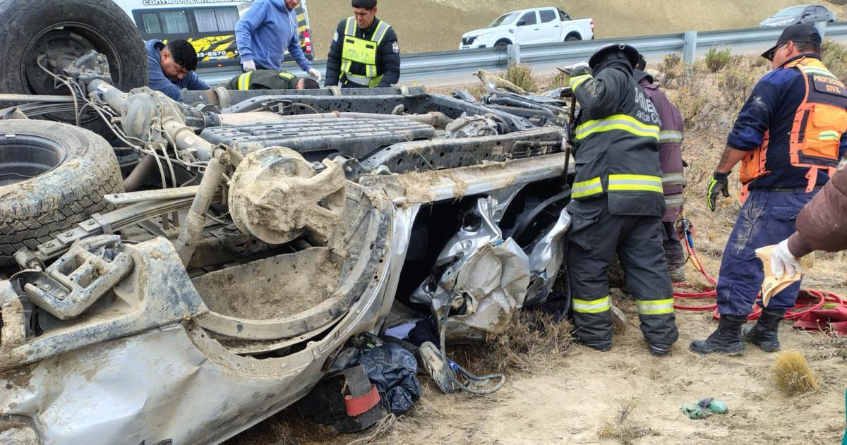 La imagen muestra la gravedad del siniestro vial