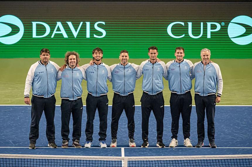 El equipo argentino de Copa Davis con los cinco debutantes