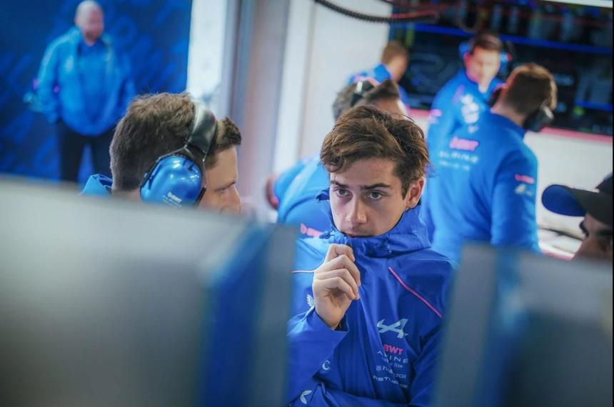 El argentino est� contento con el nuevo auto de Alpine