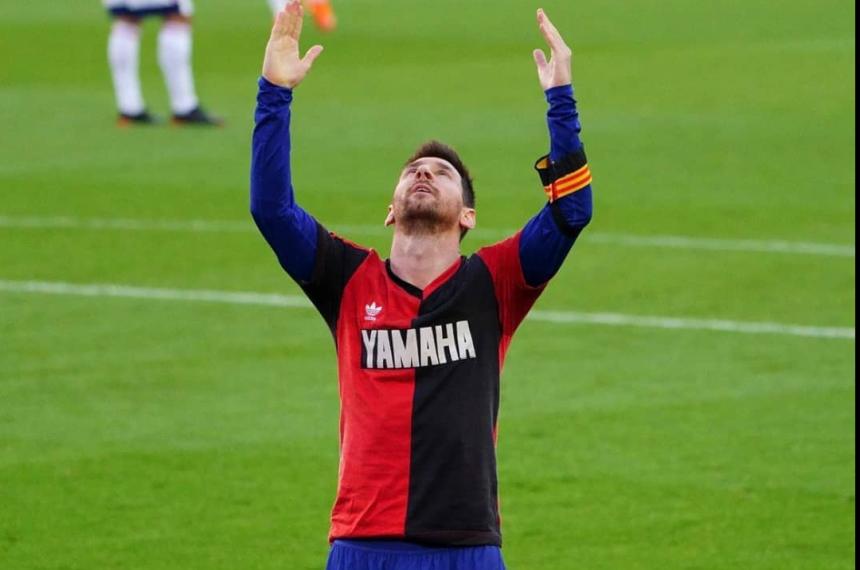 Leo el día que homenajeó a Diego Maradona tras su muerte