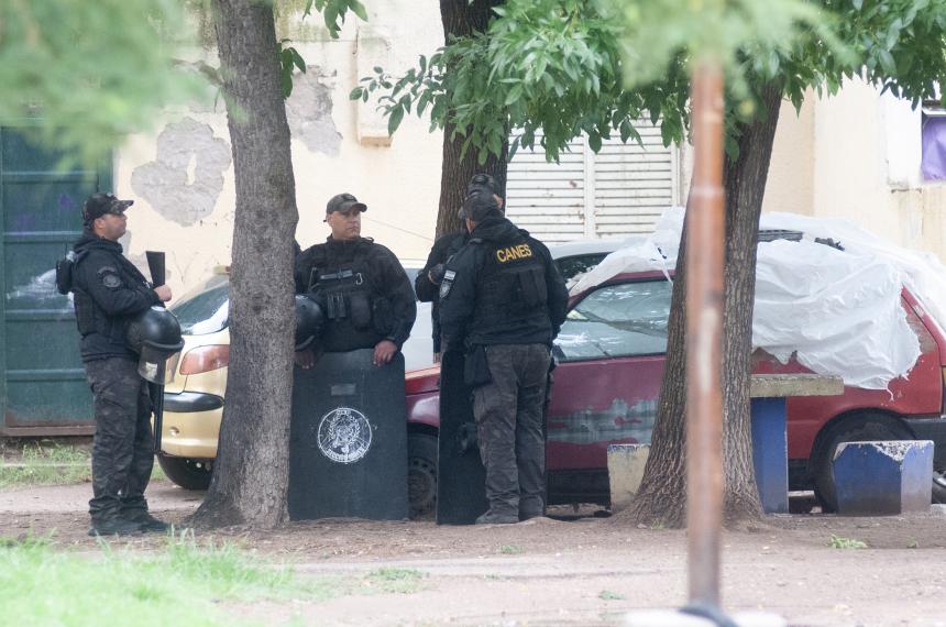 El allanamiento realizado este miércoles por la policía